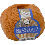 Puppy New 3PLY Yarn Fine Yarn, 311, Light Blue, 1.4 oz (40 g), Approx. 65.9 ft (215 m), Set of 10 Balls