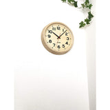 KATOMOKU Muku Clock 15 Natural Radio Clock Continuous Second Hand km-107NARC 12.0 inches (306 mm) (Radio Clock)