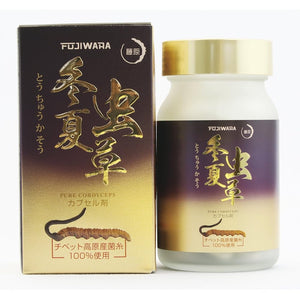 Fujiwara Cordyceps sinensis 90 capsules / Cordyceps sinensis mycelium hard capsules from the Tibetan Plateau