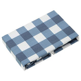 Nishikawa PI2849006310 Comforter Cover, Simple Concept, Quick Drying, Lightweight, Smooth, Double Size, Checkered Navy