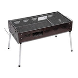 CAPTAIN STAG BBQ Stove, Grill, Fast BBQ Grill, 2 Levels, High and Low Height Levels, Includes Charcoal Splicing Leg