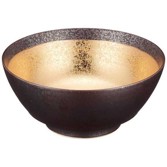 Arita Ware R0025 Ultimate Ramen Pot, Pottery Kiln, Crystal Gold Roll