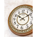 Wall Clock: Victorian Palace Wall Clock (Round) Brown