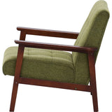 Fuji Boeki 71158 Friends 1-Seater Sofa, Width 25.6 inches (65 cm), Green Fabric