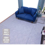 OPIST AM1 Carpet Rug Mat, Antibacterial, Made in Japan, Edo Space, 103.2 x 13.8 inches (261 x 352 cm), Folding Carpet, Blue