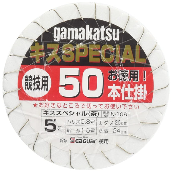 Gamakatsu (GAMAKATSU) Kiss Special Tea 50 Books N108