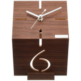 Yamato Crafts YK09-106 Desk Clock, Puzzle Stand, Type M, Walnut