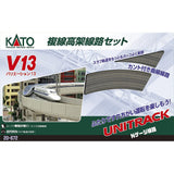 KATO N Gauge V13 Double Line Elevated Track Basic Set (R414/381) 20-872 Model Railway Rail Set