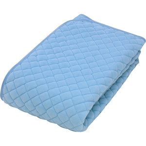 Nishikawa 5HP850SD Bed Pad/Mattress Pad, Blue, Semi-Double, Cotton Meyer, Fluffy Mattress Pad, Blue