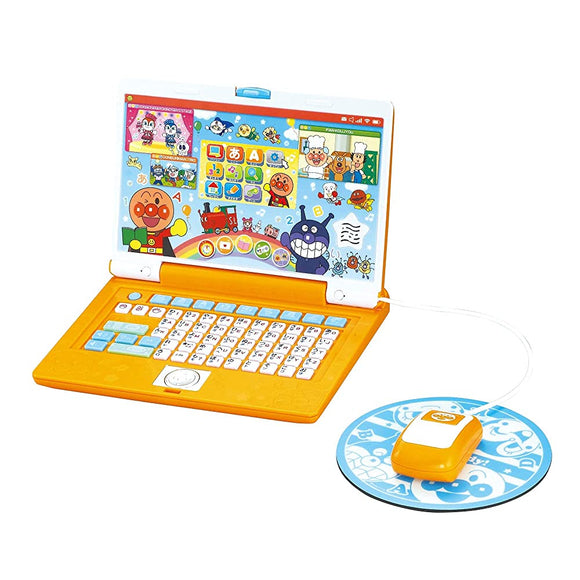 Play and Learn! Click the Mouse! Anpanman Laptop Computer Toy