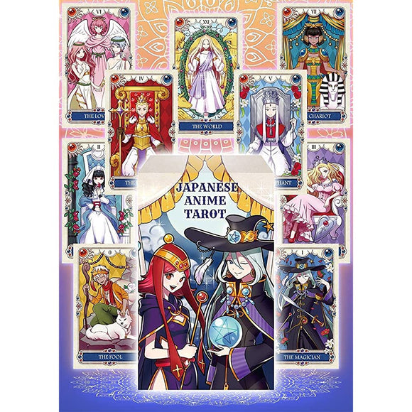 Japanese Anime Tarot (Japanese Language Booklet Included) Japanese Anime Tarot Card