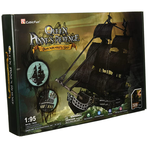 3D Puzzle 308 Pieces Pirate Queen Ans Revenge Big Size T4018h