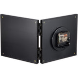 Nakatani BROTHER COMPANY MOUNTAINS LACQUERWARE folding screen Clock (Small) Black