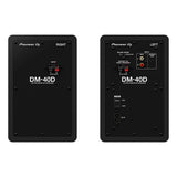 Pioneer DJ 4" 2-Way Active Monitor Speaker DM-40D (Black)