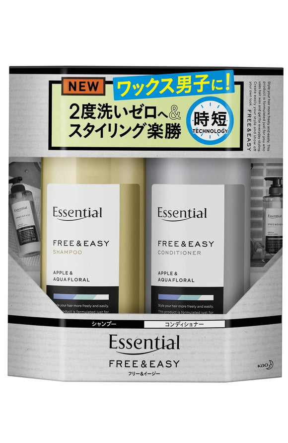 Essential Free & Easy Pump Pair ( Shampoo 400ml + Conditioner 400ml )