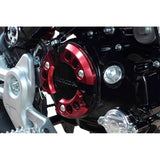 SP TAKEGAWA 02-01-0266 R. Crankcase Protector, Red, Grom/Monkey 125/Super Cub C125/DUCKS 125