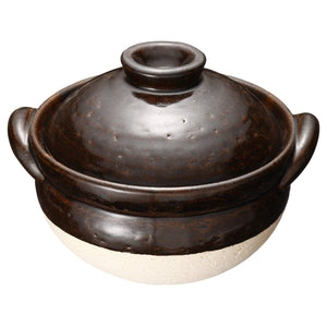 Haseen NNNM-34 Iga Sochi Pot, American Glaze, Miscellaneous Cooking Pot for 1-2 People, Direct Fire Support