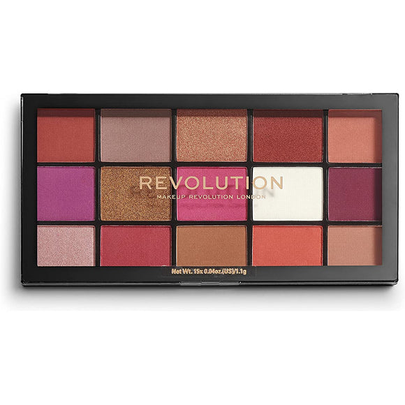 Makeup Revolution 15 Color Eyeshadow Palette RELOADED #RED ALERT