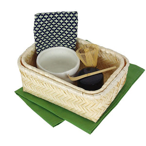 Yamako 80616 New Tea Set, Hakushino Bowl, Approx. 5.5 x 7.9 x 3.3 inches (14 x 20 x 8.5 cm)