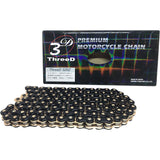 ThreeD Bike chain 520Z Black/Gold 94L MLJ (Kashimejo) QX2 Ring Seal