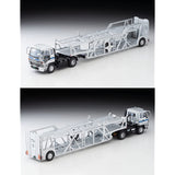 Tomica Limited Vintage Neo 1/64 LV-N225b Isuzu 810EX Car Transporter Silver Antico ASZ022 Vehicle Transport Trailer Finished Product 318316