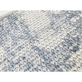 Kawashima Textile Cellucon TAUKO GY6037 Rug, 78.7 x 98.4 inches (200 x 250 cm), Blue, Washable Rug, Hand Washable, Vintage Style, Abstract, Nordic