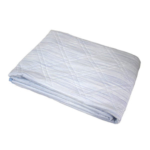 Ice Sleep EX 3131-6610 Hemp Cotton Bed Pad, Single, Blue