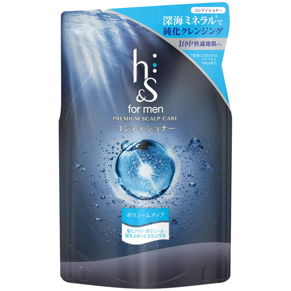 h&s for men conditioner volume up refill 300g