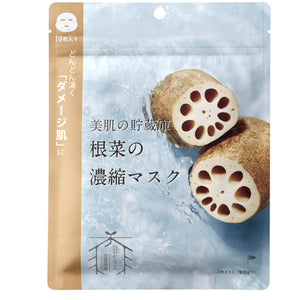 @cosme nippon Bihada no Hozo Root Vegetable Concentrated Mask Shiraishi Lotus Root 10 pieces 160ml