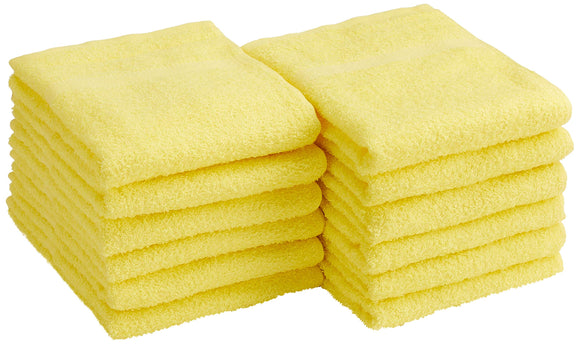 TO Color Towel 220 momme (12 pieces) Yellow