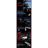 LIVRE 6936 Union 52-58Fino Knob for Shimano S2 Silver x Red