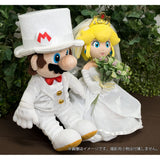 SAN-EI OD04 Super Mario Odesssey Plush Toy, Mario & Peach (Wedding Style), Height 16.5 inches (42 cm)