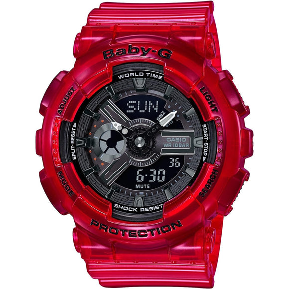 [Casio] Babygie BA-110CR-4AJF Women's Watch Red