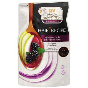 Hair Recipe Shampoo Blackberry & La France Strength Recipe Refill 330mL