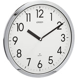 Citizen 4MG522-050 Spacy M522 Wall Clock, Analog, Strengthened, Splashproof, Dustproof, Office, Silver