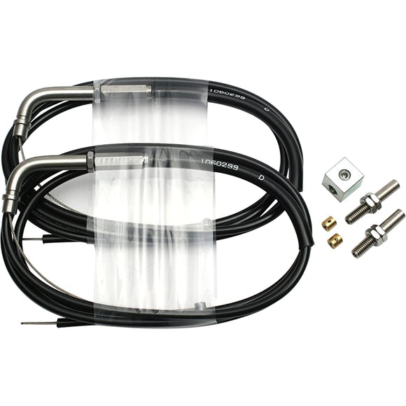 Active (Active) DIY throttle wire Type-EVO 1400mm 2 bottles (stainless steel fittings/outer: black) 1060300