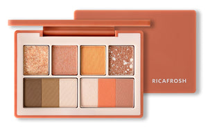 RicaFrosch Multi Palette Eye Palette Rag Thomas Kit 02 Sunset Brick Orange