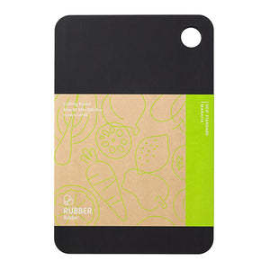 Novoda RUBBER NBD001 Rubber Cutting Board, Cutting Board, M, Black, Synthetic Rubber, Made in Japan, 11.8 x 7.9 x 0.3 inches (300 x 200 x 8 mm)