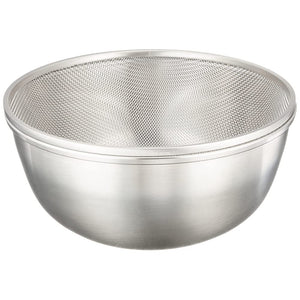 Wahei Freiz ENZO AMG-0419 Stainless Steel Colander & Ball, Made in Japan, 9.4 inches (24 cm) Set, Made in Japan