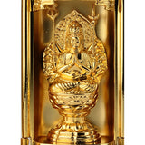 Buddhist Statue, Senju Kwan-Yin Bodhisattva, In Kitchen (Gold Plated/24 KG), Buddhist: Keihaku Watanabe, Original Model _ (Childhood Born), Honzen Supporter, Takaoka Copperware (Senjukan no Bosatsu)