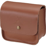 Captain Stag (CAPTAIN STAG) Single Burner Case Auric Small Gas Burner Genuine Leather Case Brown UM-1586