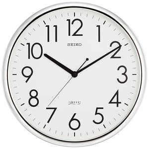 Seiko clock wall clock analog Office Type Silver kh220 a Seiko