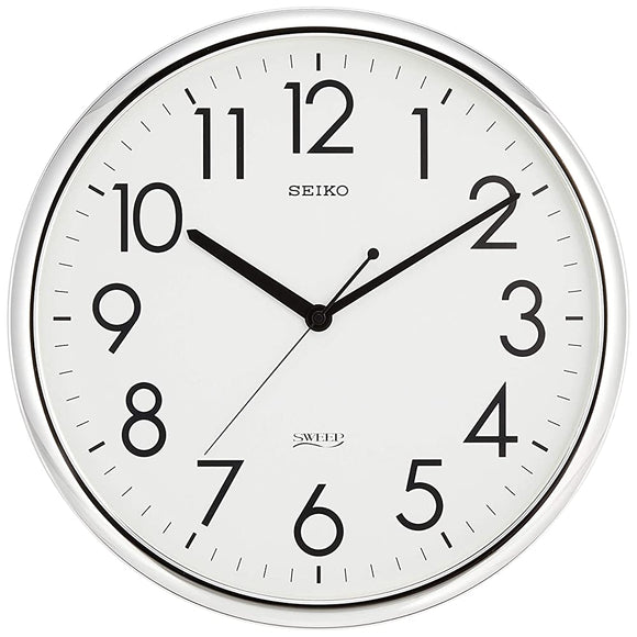 Seiko clock wall clock analog Office Type Silver kh220 a Seiko