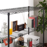 Doshisha NO8040-SS Luminous Steel Rack Noir Parts, Wire Shelf, Width 31.9 x Depth 16.1 inches (81 x 41 cm)