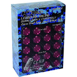 KYO-EI (Kyunaga Sangyo) LEGGDURA RACING SHELL TYPE LOCK & NUT SET (CL53) Durer Racing Shelled Nut (Rock & Nutset) M12 × P1.25 Red CL53-13R