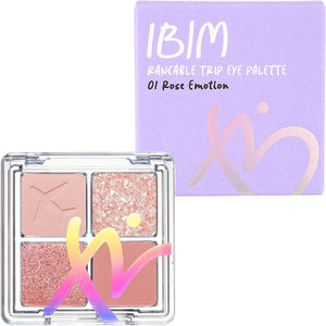 IBIM Eye Palette Eye Shadow Lame Compact (01 Rose Emotion)