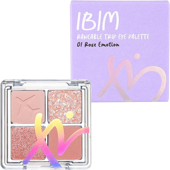 IBIM Eye Palette Eye Shadow Lame Compact (01 Rose Emotion)