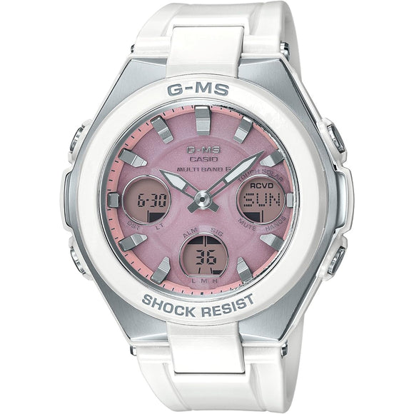 [Casio] Babygie G-MS Radio Solar MSG-W100-7A3JF Women's White