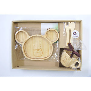 Bear in this Jackie rantimagusetto Bamboo Tableware FUNFAM