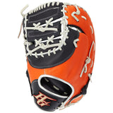 Mitt for softball and soft-type first baseman BSG-765F Navy x Orange
